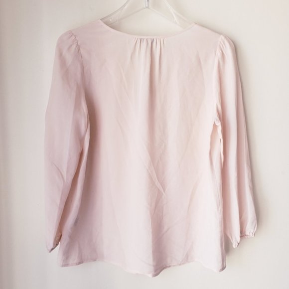 Joie Hynes Silk Ruffle Blouse XS - Picture 3 of 8